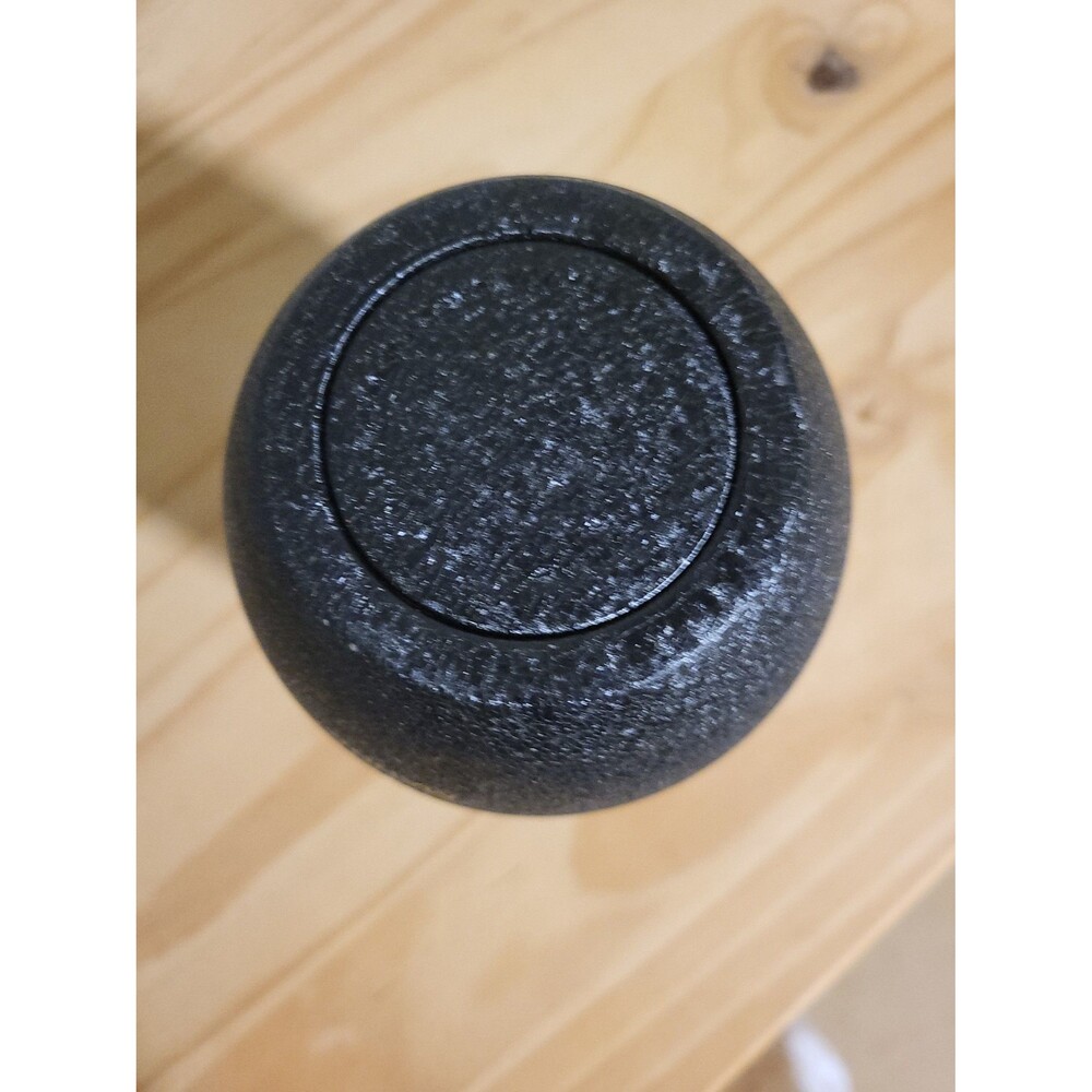 MANNA Black Textured Insulated Tumbler with Lid - Picture 3 of 3